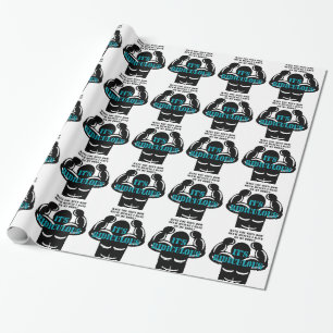 spieren zo sterk dat het belachelijk grappig is cadeaupapier