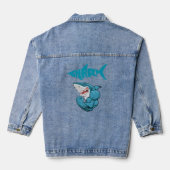 spierhaai denim jacket (Achterkant)