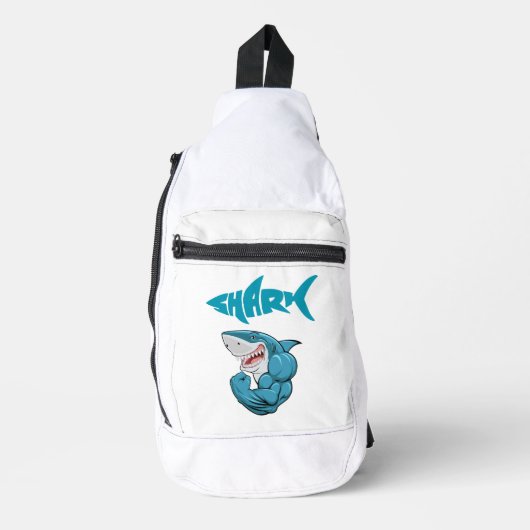 spierhaai sling bag (Voorkant)