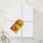 Spierjaar 2019: Groet in Vietnamees gouden Label Cadeaulabel (Met Touw)