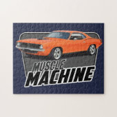 Spiermachine auto legpuzzel (Horizontaal)