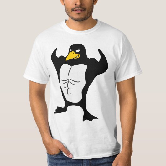 Spierpinguïn T-shirt (Voorkant)