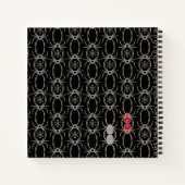 Spiers - Bat Black en Bone White Notitieboek (Achterkant)