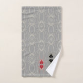 Spiers - Ghost Grey en Bone White Bad Handdoek (Handdoek)