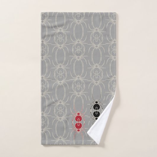Spiers - Ghost Grey en Bone White Bad Handdoek (Handdoek)