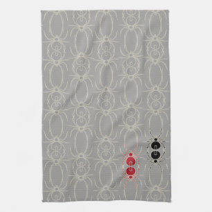 Spiers - Ghost Grey en Bone White Theedoek