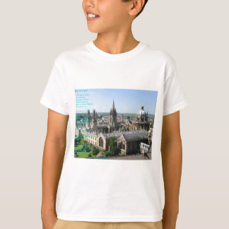 Spiers van Oxford gedicht door: Winifried Mabel Le T-shirt