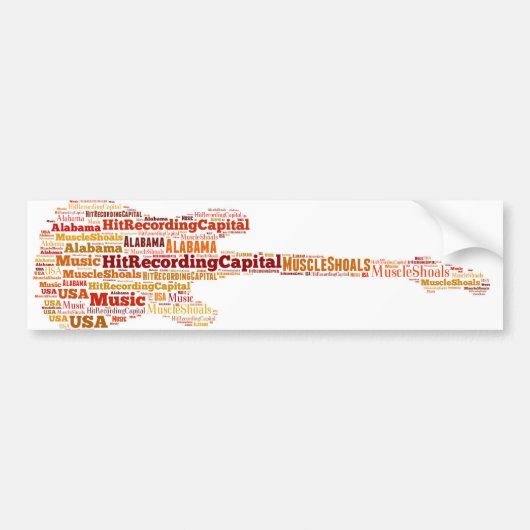 Spierspasmen, Alabama Bumpersticker (Voorkant)