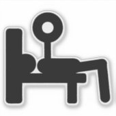 spierverslapping sticker (Voorkant)