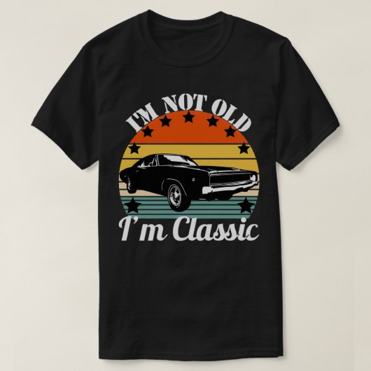 Spierwagen Im niet oud Im T-shirt (Design voorkant)