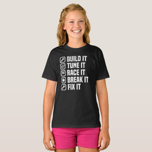 Spierwagen V8 Turbocompressor Afstempeling auto T-shirt (Voorkant volledig)