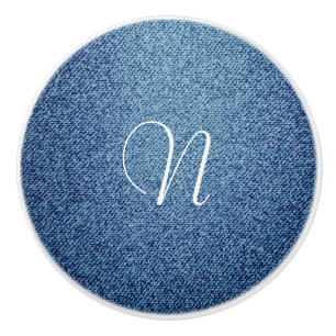 Spijkerbroek Look Gepersonaliseerde Aangepaste Lad Keramische Knop