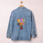 Spijkerjack met bloemendesign denim jacket (Hangar)
