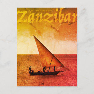 Spijseilanden Zanzibar Briefkaart