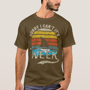 spijt me dat ik zijn weke, grappige haai voor Man T-shirt