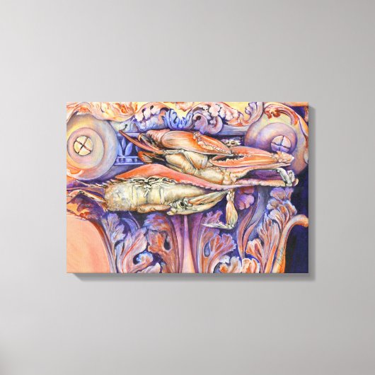 Spike en Curly Spelen Label Canvas Afdruk (Voorkant)