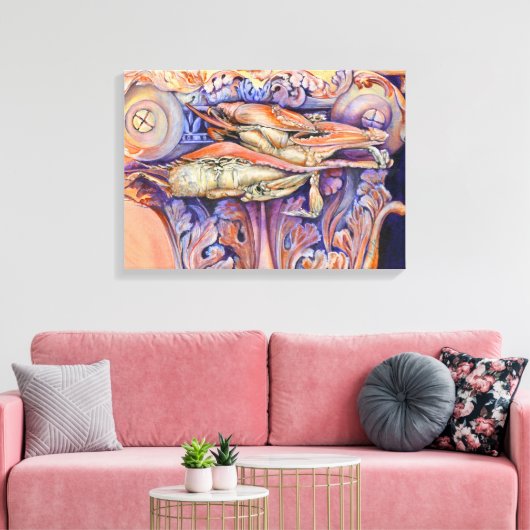 Spike en Curly Spelen Label Canvas Afdruk (Insitu (Woonkamer))