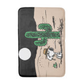 Spike in een Moonlit woestijn Badmat (Voorkant Verticaal)