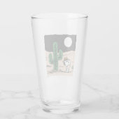 Spike in een Moonlit woestijn Glas (Achterkant)
