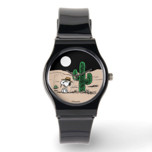 Spike in een Moonlit woestijn Horloge
