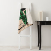 Spike in een Moonlit woestijn Sherpa Deken (In situ)