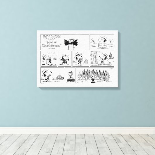 Spike is dirigent van het orkest canvas afdruk (Insitu (Houten vloer))