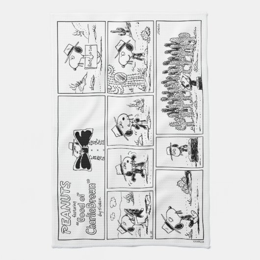 Spike is dirigent van het orkest theedoek (Verticaal)