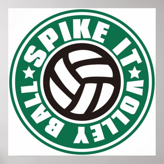 Spike_it_Volleyball Poster (Voorkant)