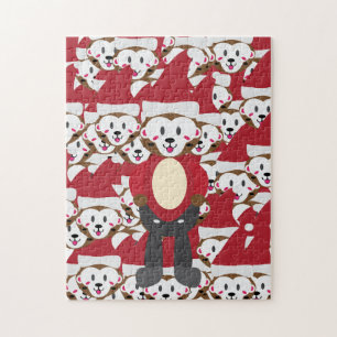Spike Kerstmis Jigzaag Legpuzzel