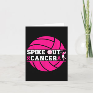 Spike Out kanker Volleybal Speler Borstkanker Awa Kaart