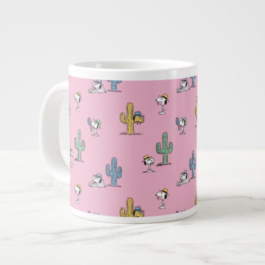 Spike Sugar Pop Pattern Extra Grote Beker (Voorkant links)