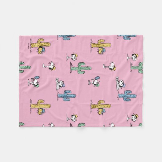 Spike Sugar Pop Pattern Fleece Deken (Voorkant (Horizontaal))