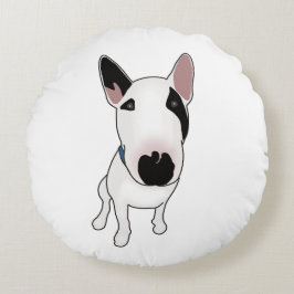 Spike the English Bull Terrier Rond Kussen