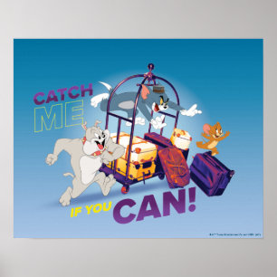 Spike, Tom en Jerry, pak me als je kunt Poster