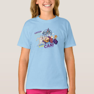 Spike, Tom en Jerry, pak me als je kunt T-shirt