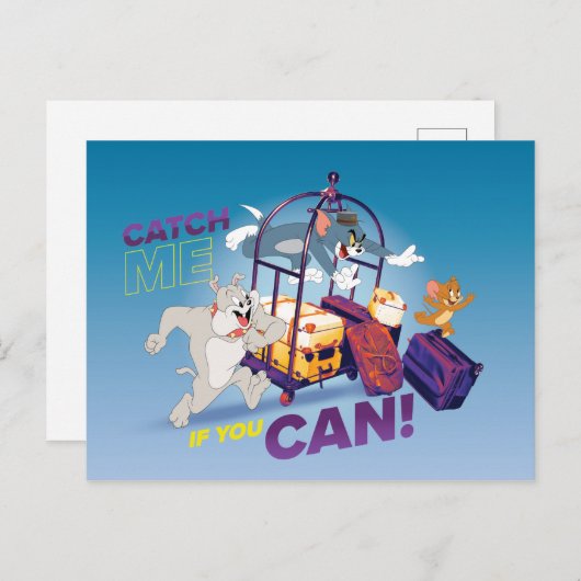 Spike, Tom & Jerry - pak me als je kunt Briefkaart (Voorkant / Achterkant)