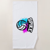 Spike Volleyball Strandlaken (Voorkant)