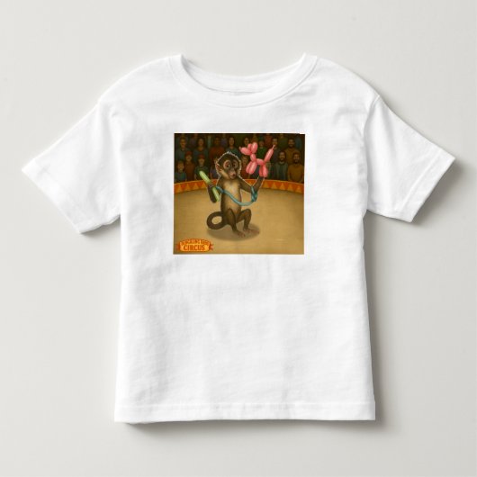 Spike's ballon aap magie kinder shirts (Voorkant)