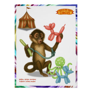 Spike's ballon aap magie perfect poster