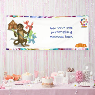 Spike's ballon aap magie spandoek