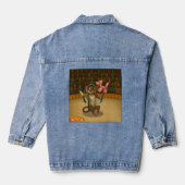 Spike's balloon monkey magic denim jacket (Achterkant)