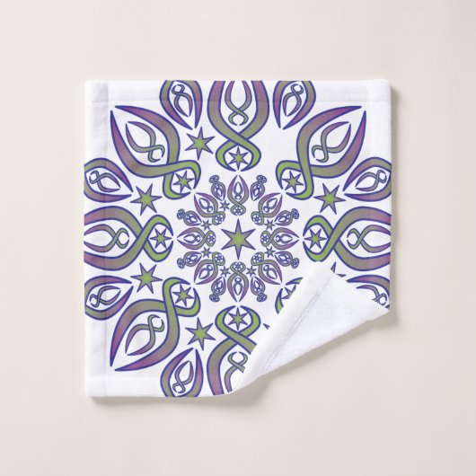 Spikes bleus (Gant de toilette)