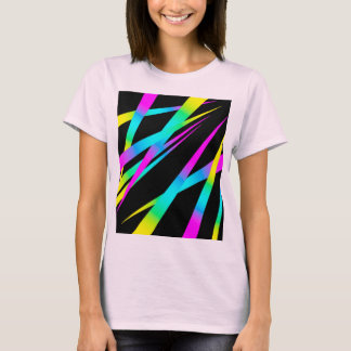 Spikes CYMK zwart T-shirt