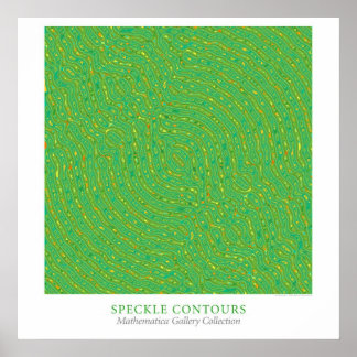 Spikkelcontouren Poster