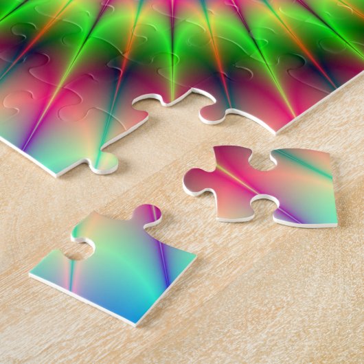 Spiky Color Explosion Legpuzzel (Zijkant)