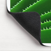 Spiky Green Leaf Pattern Muismat (Hoek)