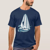 SPIL-zeilboot T-shirt (Voorkant)