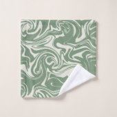 Spill - groen bad handdoek (Wasdoekje)
