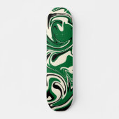 Spill - groen, crème en zwart skateboard (Voorkant)