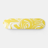 Spill - Lemon Yellow and White Skateboard (Horizontaal)